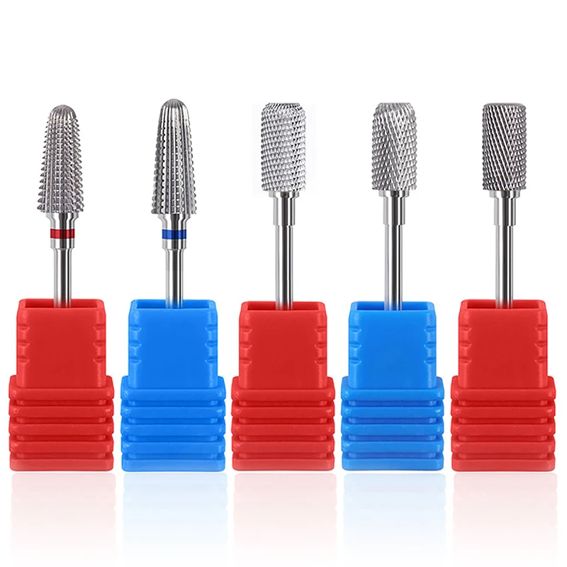 1PC Tungsten Steel Nail Drill Bits Rotate Electric Ceramic Milling Cutter For Manicure Gel Polish Remover Nail Files