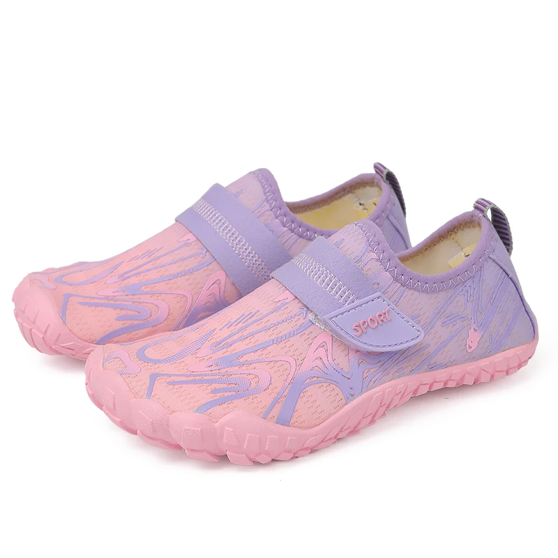 

Hot Tt Kidsren's Beach Shoes, Air Layer + Offset Printing Design, Quick-Drying and Breathable Barefoot Kidsren's Shoes