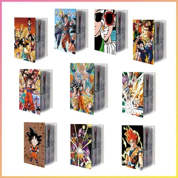 כדור דרקון 240pcs אלבום ספר בן goku דמות אנימה סופר saiyan אוסף כרטיס קליפ אחסון גדול