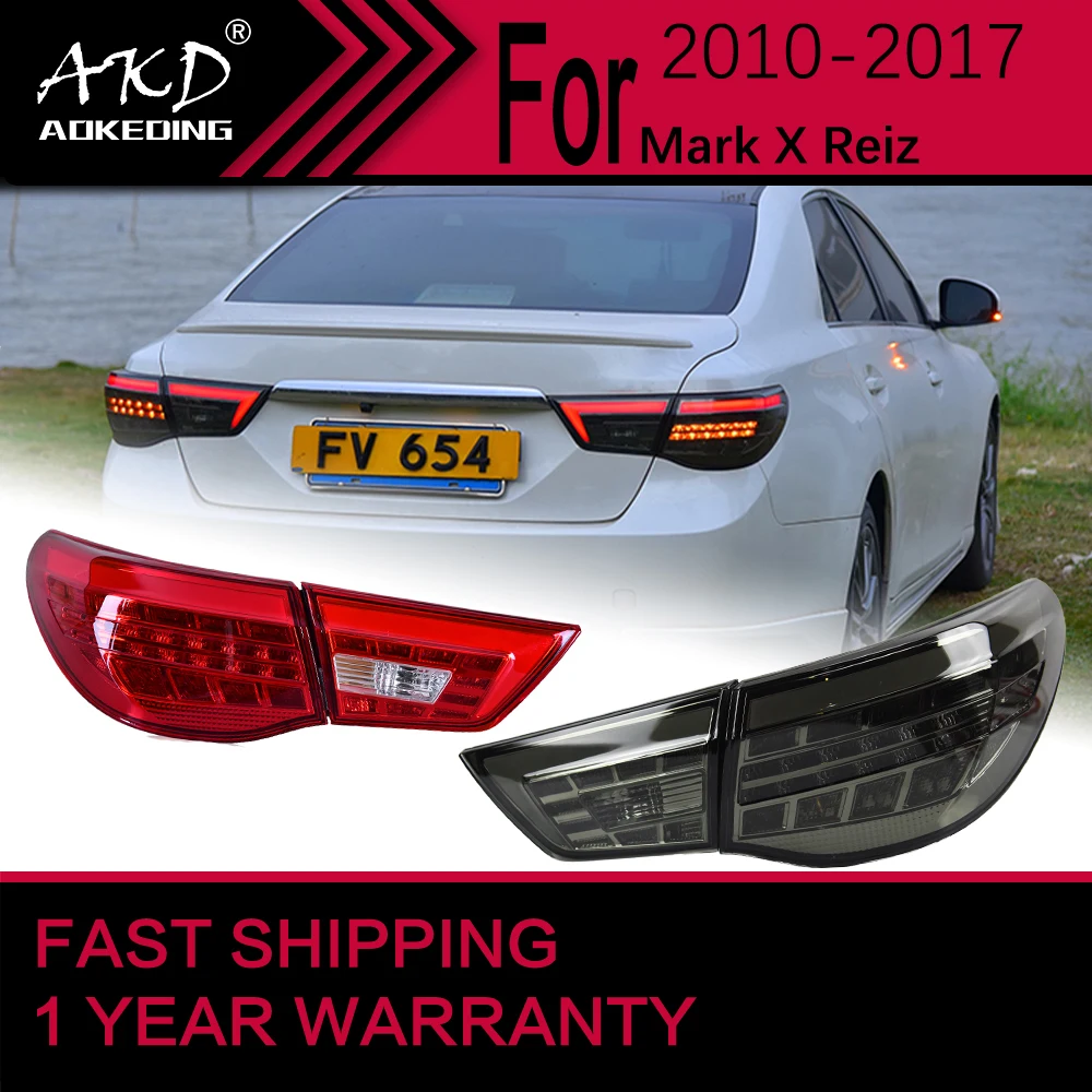 مصباح خلفي ليد للسيارة لتويوتا مارك إكس ، مصباح التوقف الخلفي ، إشارة الفرامل DRL ، الضوء الخلفي العكسي ، إكسسوارات السيارات ، صانعة #1