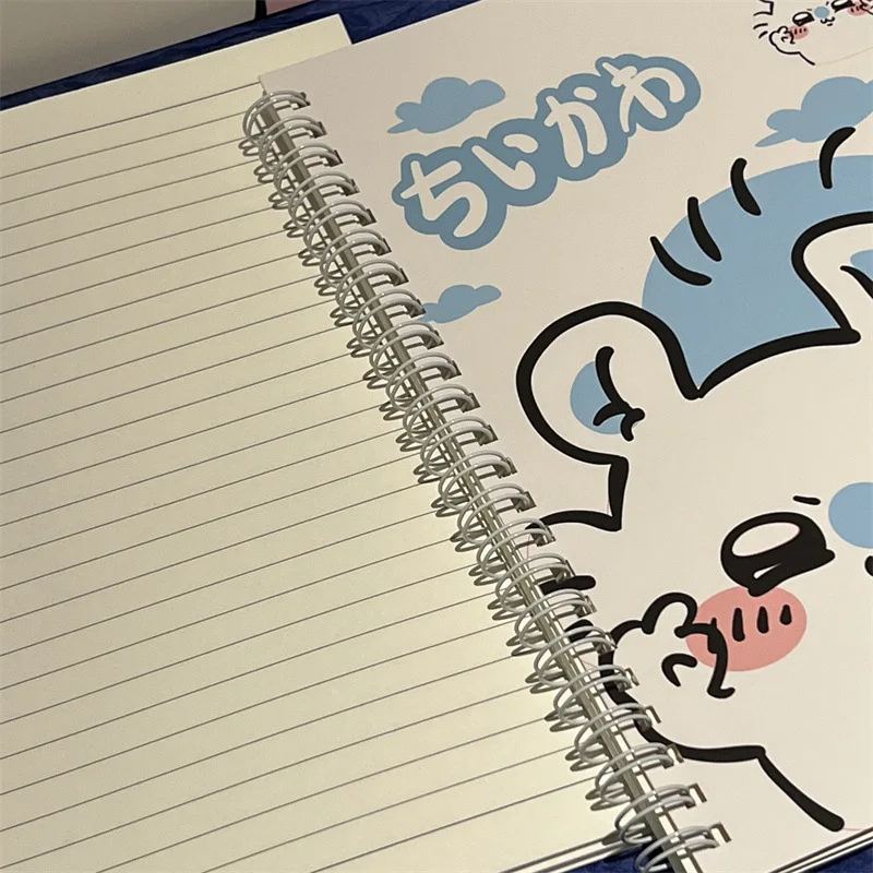 かわいいちいかわスパイラルノートウサギハチワレモモンガ漫画メモ帳学生学習文具事務用品クリスマスギフト