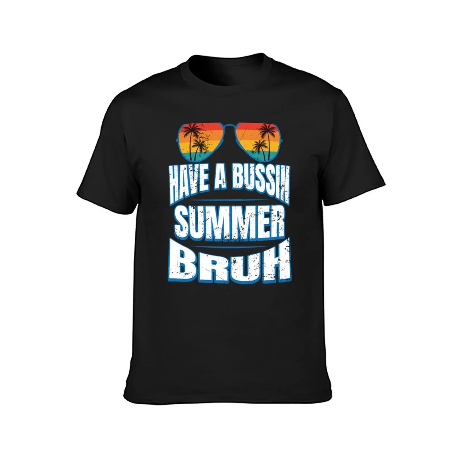 Teacher Have A Bussin Summer Bruh Student Last Day Of School T-Shirt boys whites sweat hippie clothes mens graphic t-shirts