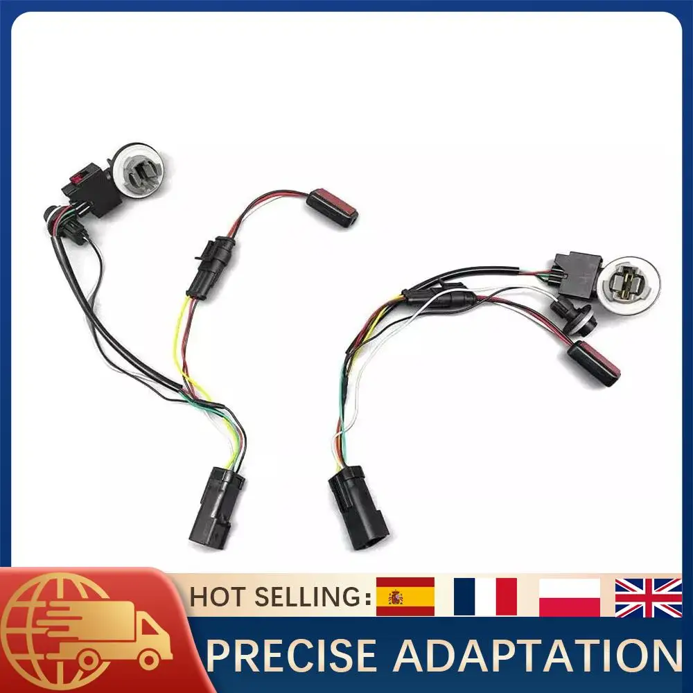 1Pair LED Tail Light Conversion Wire Harness Kit For Dodge Ram 1500 2013-2022 2500 3500 2013-2018 1500 Classic 2019-2023