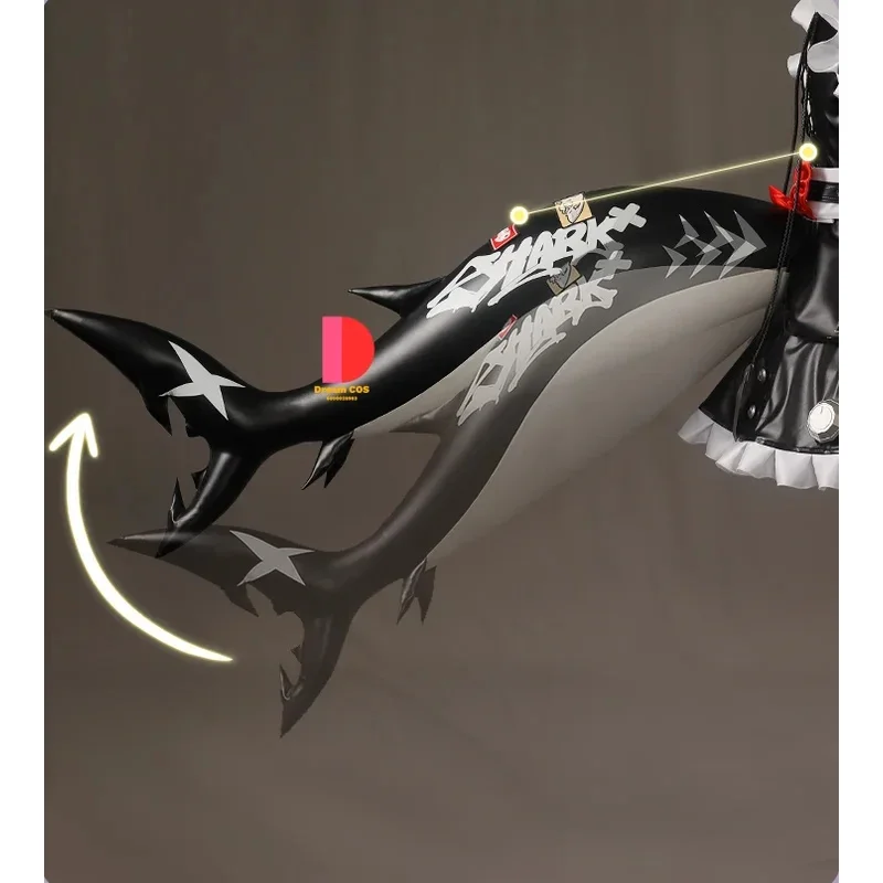 CyTop Zenless Zone Zero Ellen Joe Cosplay peluca vestido de sirvienta uniforme cola Victoria limpieza nueva Eridu fiesta de Halloween mujeres Outf