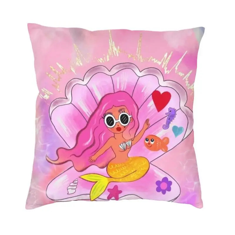 Luxury Mermaid Bichota Season Karol G Sofa Cushion Cover Soft Pillow Case for Living Room Pillowcase