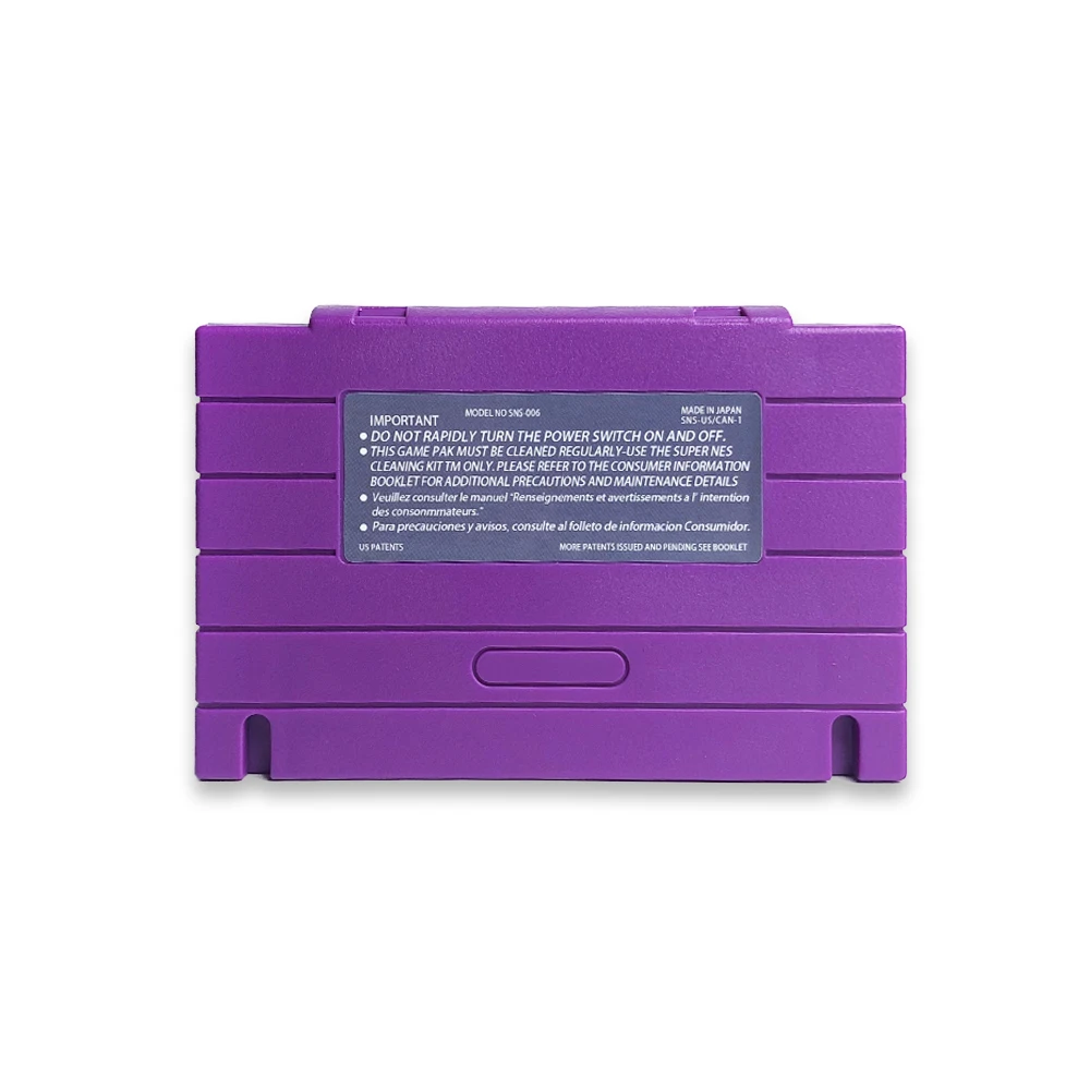 120 in 1 Game Catridgefor SNES Video Game Console Card USA NTSC Version Earthbound Chrono Trigger Sim city