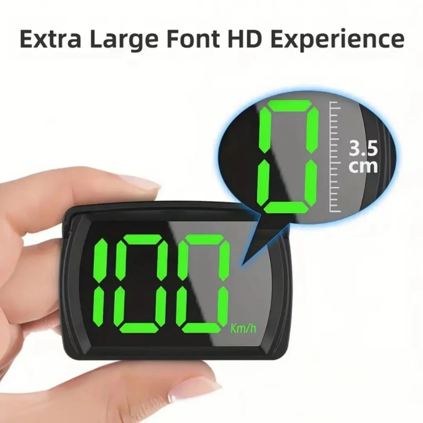 Y03 Car Universal HUD Head Up Display Digital Speedometer Projector Km/h Big Font Speed Meter Displayer Auto Electronic Part