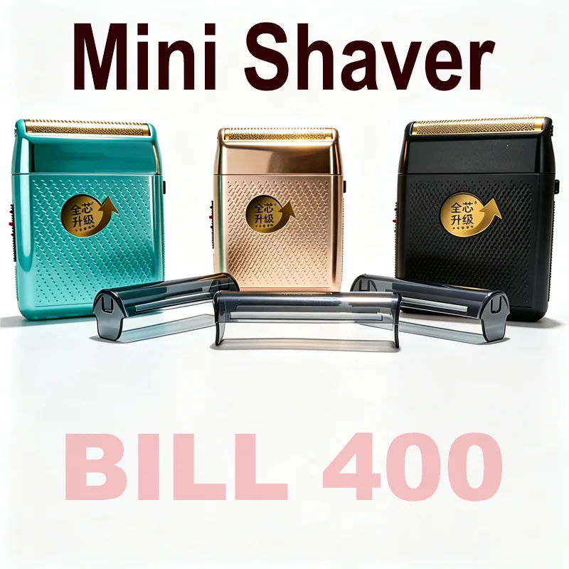 BL-400 Men's Electric Shaver - Long-Lasting Battery, Portable, and Travel-Friendly, High-Speed Drive, Quick Charging, Mini Body