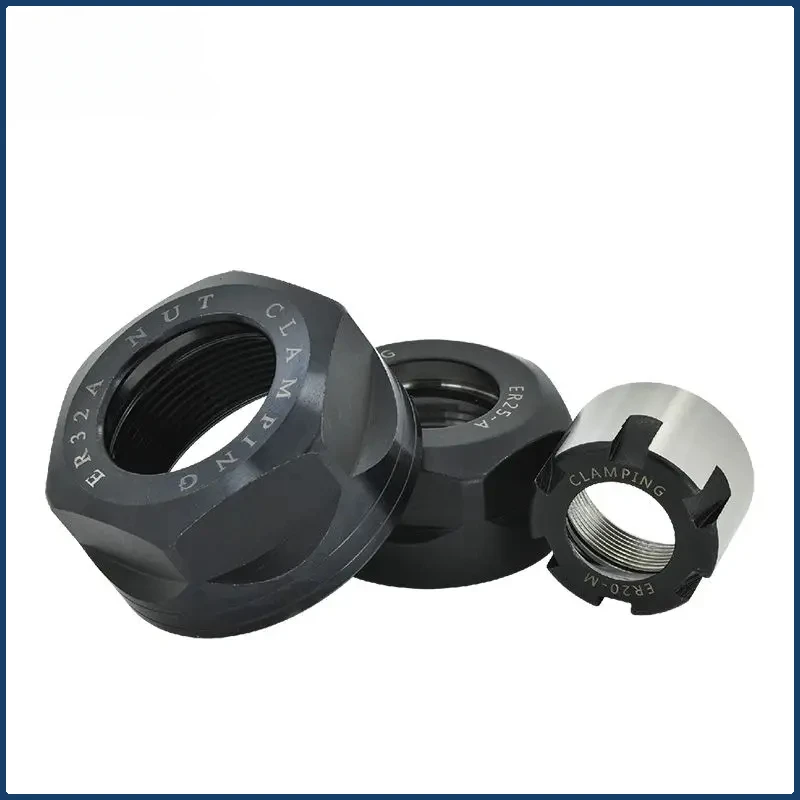 

1pcs precision ER MS collet nut ER8 ER11 ER16 ER20 ER25 ER32 ER40 NUT spring collect nut clamping CNC milling engraving machine