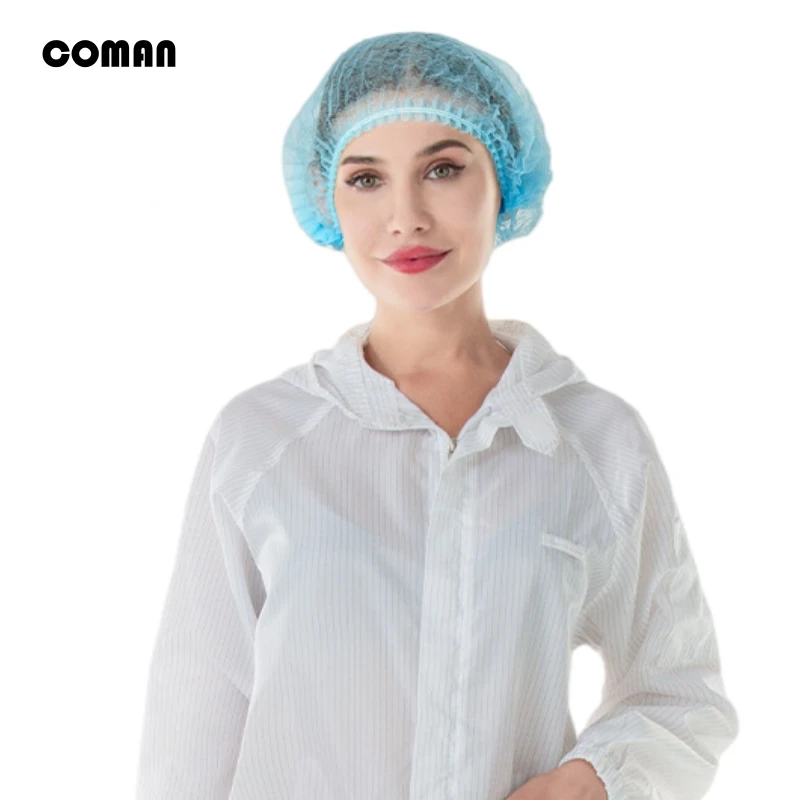 

Disposable non-woven comfortable breathable elastic cap Catering service industry, Food processing plants sterile dust-proof cap