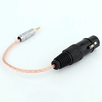 Preffair 1PCS 2.5mm Trrs Balanced Male to 4-pin XLR Female Headphone Adapter for Astell&Kern AK240 AK380 AK320 onkyo DP-X1 FIIO