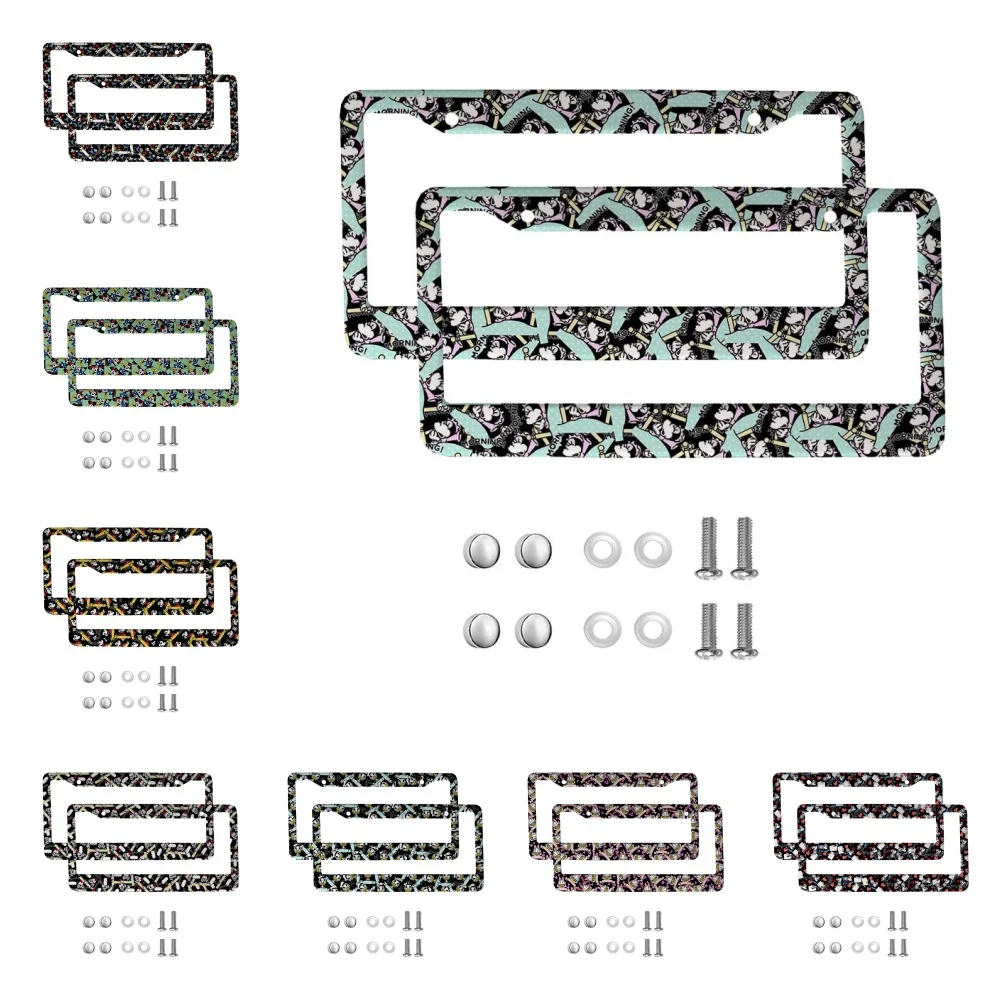 

Disney Mickey Mouse Clubhouse American Car Laser Cut Chrome 12" x 6" FLicense Plate Frames- Car/Truck/SUV Decoration Accessory