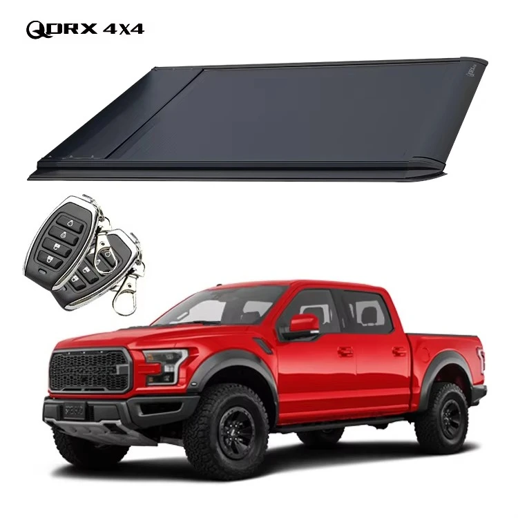 

Pickup Truck Parts Aluminum Alloy Double Pickup Truck Bed Retractable Tonneau Cover for F-150 Lariat 2022