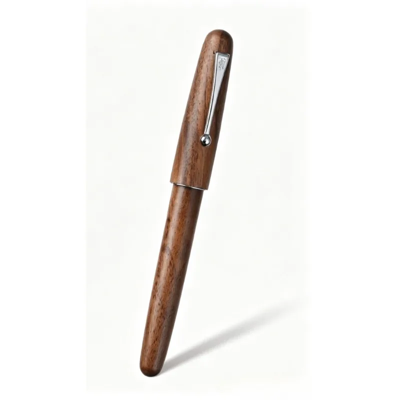 14k Gold Tip BALAOYE Double Layer Long Knife Grinding Fountain Pen Manual Polishing 1.5mm/2.0 MM Nib Method Practice Pen Ink Pen