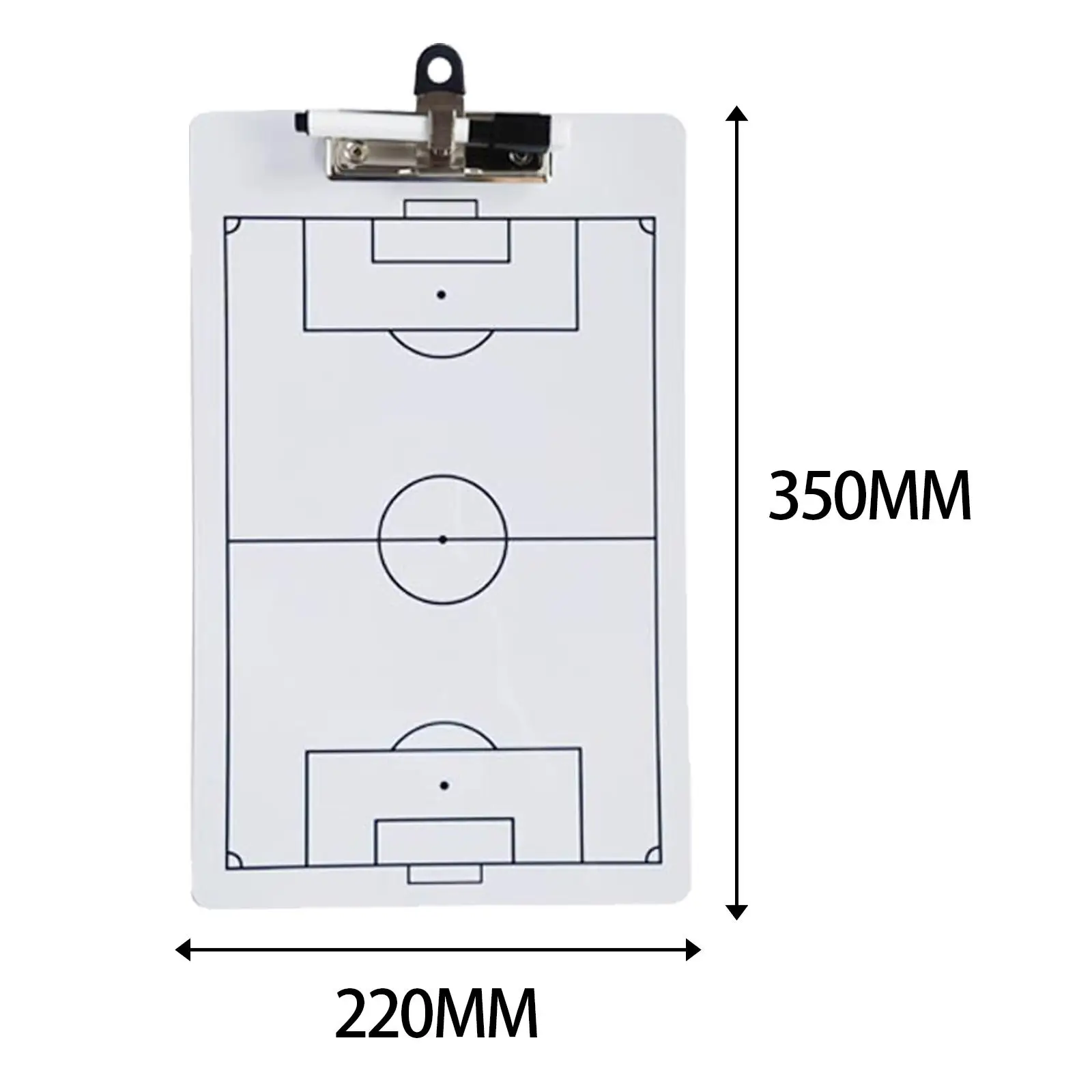 Football Coaching Board Portable with Pen Erase Coaches Marker Whiteboard