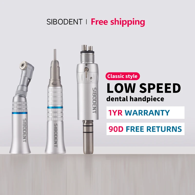 

Dental Low Speed Handpiece Straight Hand Piece Contra Angle External Air Motor Classic style Dentist Tips Teaching Model