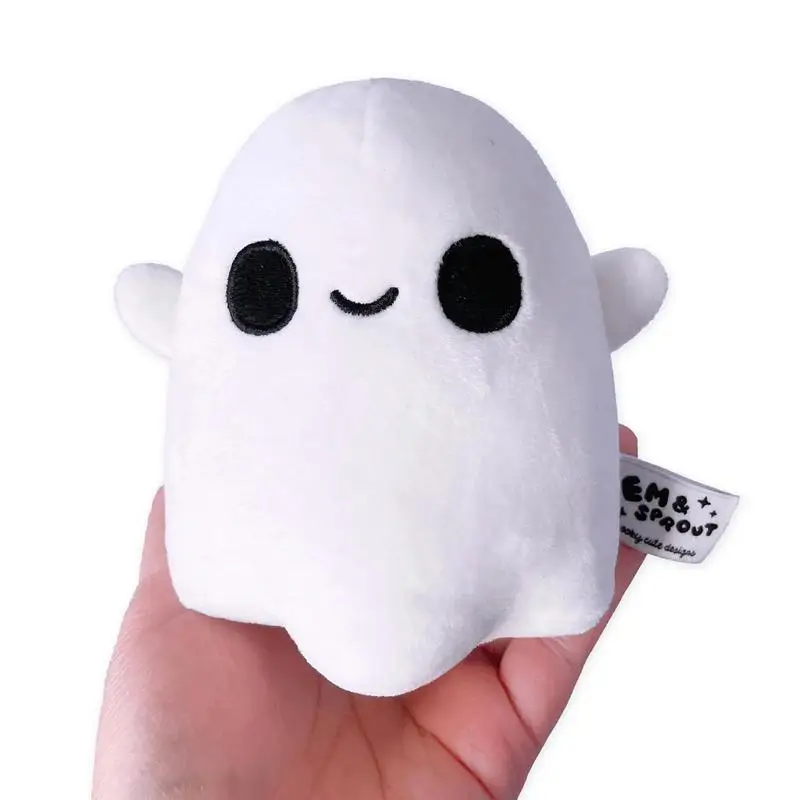 Leuke Ghost Pluche Pop Mini Gevulde Ghost Halloween Knuffels Zacht Wit Spook Speelgoed Voor Kinderen Kerst Halloween Geschenken