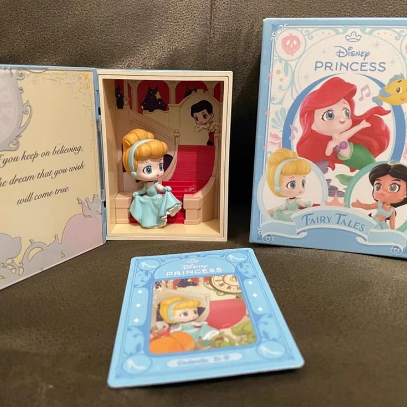 

POP MART Disney Princess Fairy Tale Series Blind Box: Коллекционная фигурка-сцена, загадочная коробка, модная коллекционная игрушка, подарок