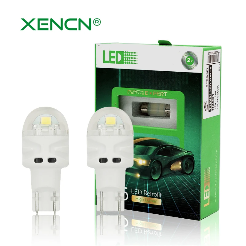 

XENCN N25 T16(T15) LED SIGNAL LAMP 10-32V 1.8W 150LM WHITE OEM CAR ACCESSORIES S25 T20 T10 T15 SAVE +80% ENERGY