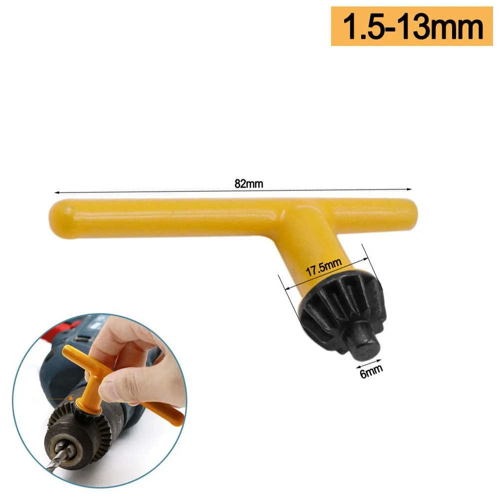 Kit de llaves de portabrocas con una gama de llaves de tamaño de 0 a 6 mm a 16 mm Se adapta perfectamente a reparaciones y proyectos en el hogar