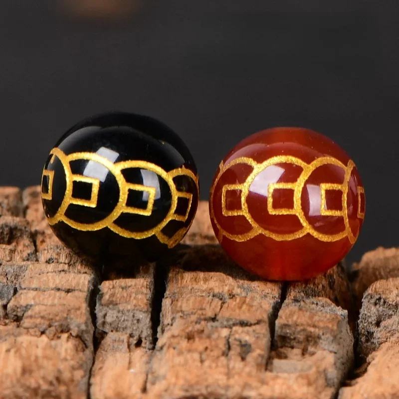 4A Black Red Agate …