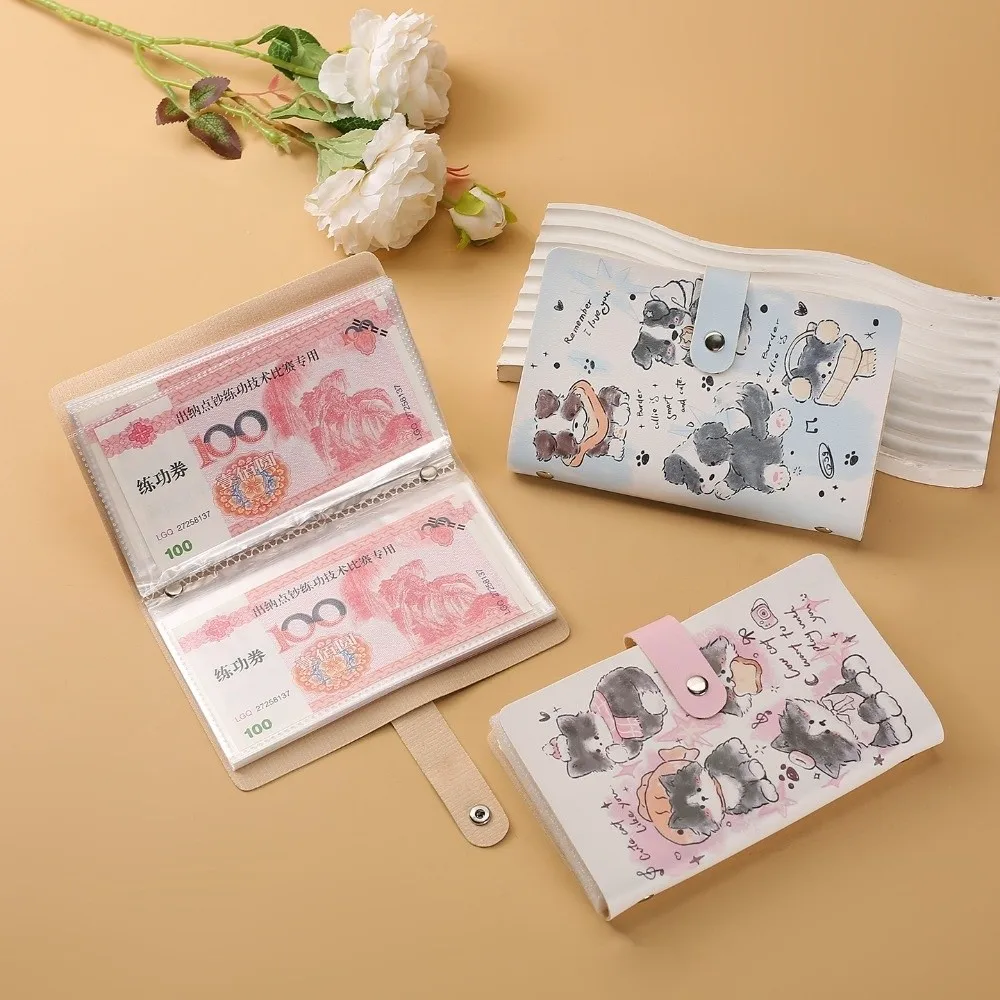 

100 Envelopes Money Saving Challenge Cute Dog Money Organizer A6 Budget Challenge Booklet Couple Reusable Savings Storage Book