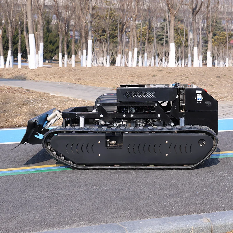 Customized Tracked Remote Control Lawn Mower Petrol Engine Self Propelled Hillside Mower  Lawn Mower 4 Stroke