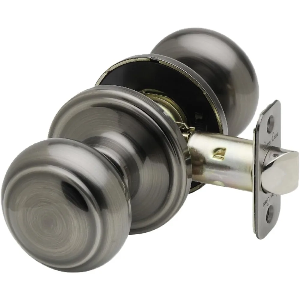 

Colonial Passage Interior Door Knob – ANSI Grade-3 Certified, Modern Heavy Duty Handle, Easy Install and Reversible for Bedroom