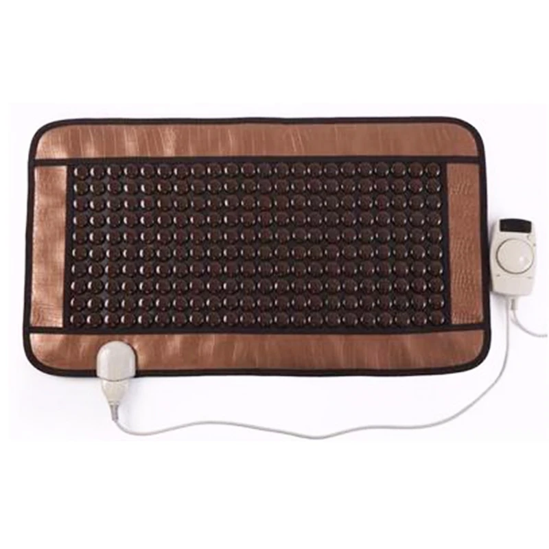 

45 x80cm warm germanium stone physiotherapy pad ms tomalin electric heating jade sofa cushion tourmaline body massager