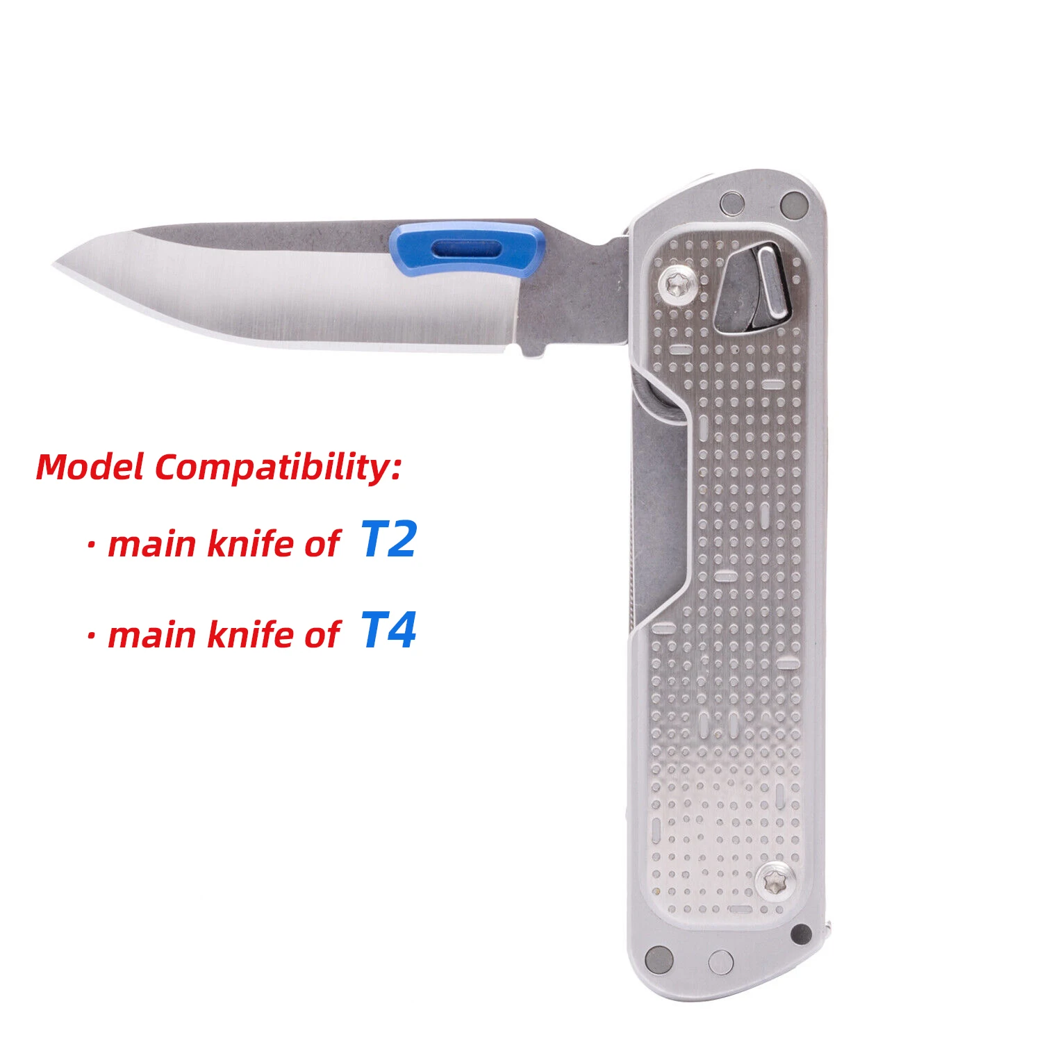 1 piece Aluminum Alloy Thumb Grip for Leatherman T2 T4 CNC DIY Accessories