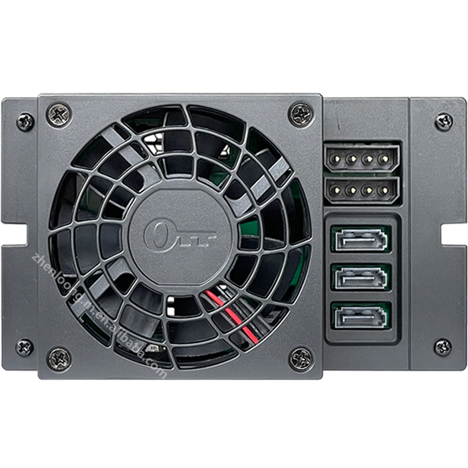 ZhenLoong 3-Bay Hot Swap Hard Drive Disk Cage Module 3.5-inch SATA SSD HDD Data Storage For Two 5.25-inch Optical Drive Position