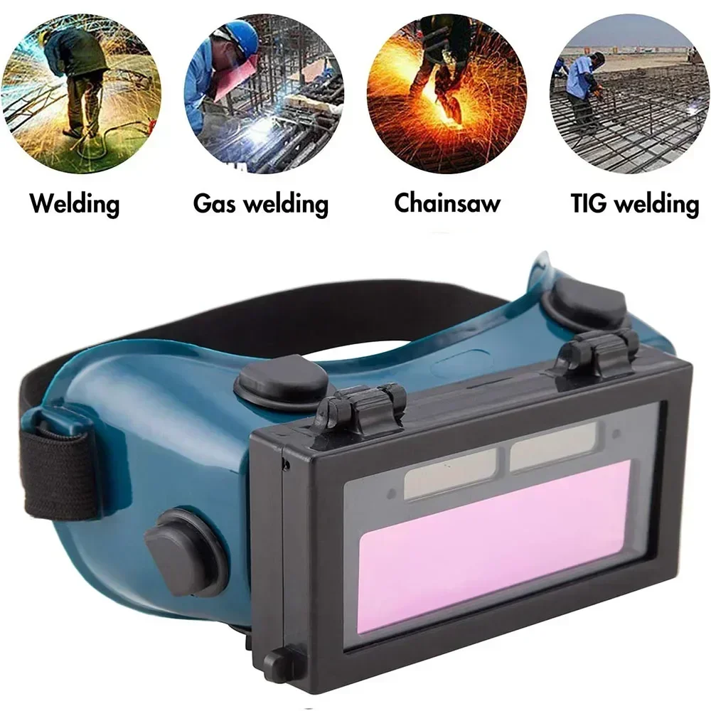 Darkening Flip Auto Up Anti-glare Safety Welding Accessory Equipment Energy Solar Eye Glasses Protection Welding Goggles Lens