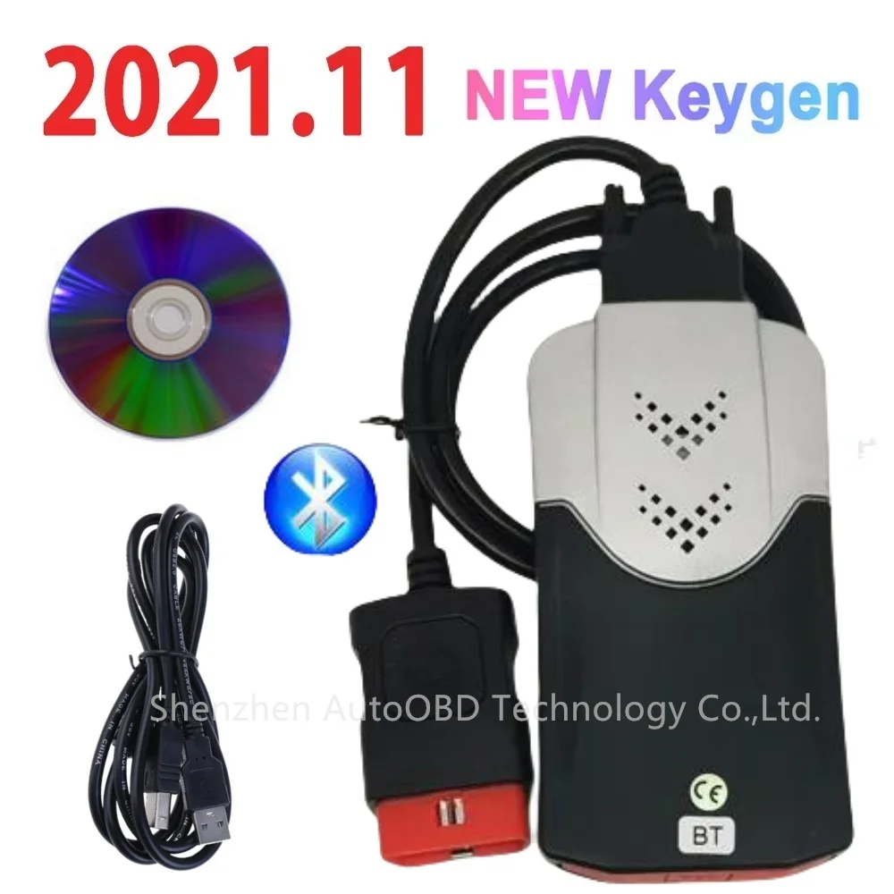 2025 جديد VCI 2021 Keygen Obd2 أداة تشخيصية USB بلوتوث VD DS150E CDP لـ Tnesf Delphis Orpdc ملحقات شاحنة السيارة الماسح الضوئي