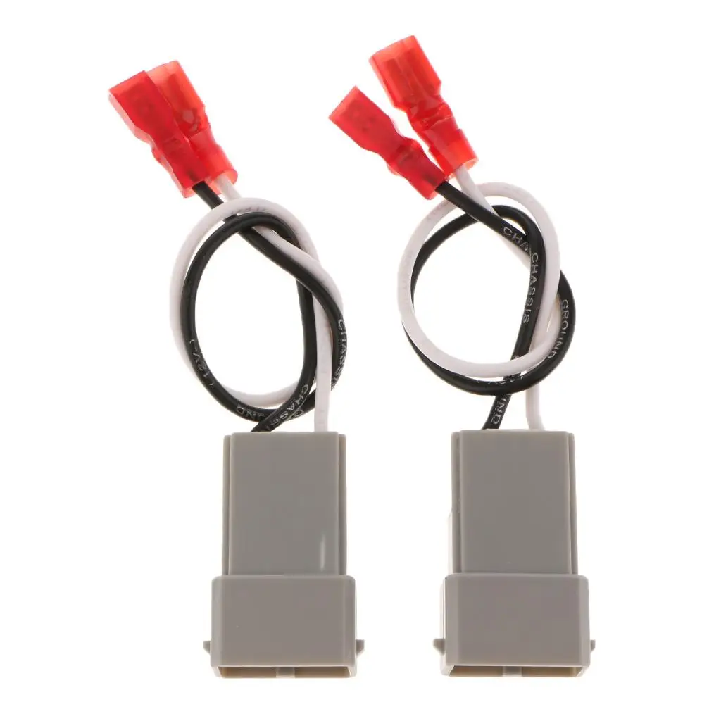 

Speaker Wiring Harness Adapter Connector Gray ABS Plastic Metal for Honda Automotive Stereo System