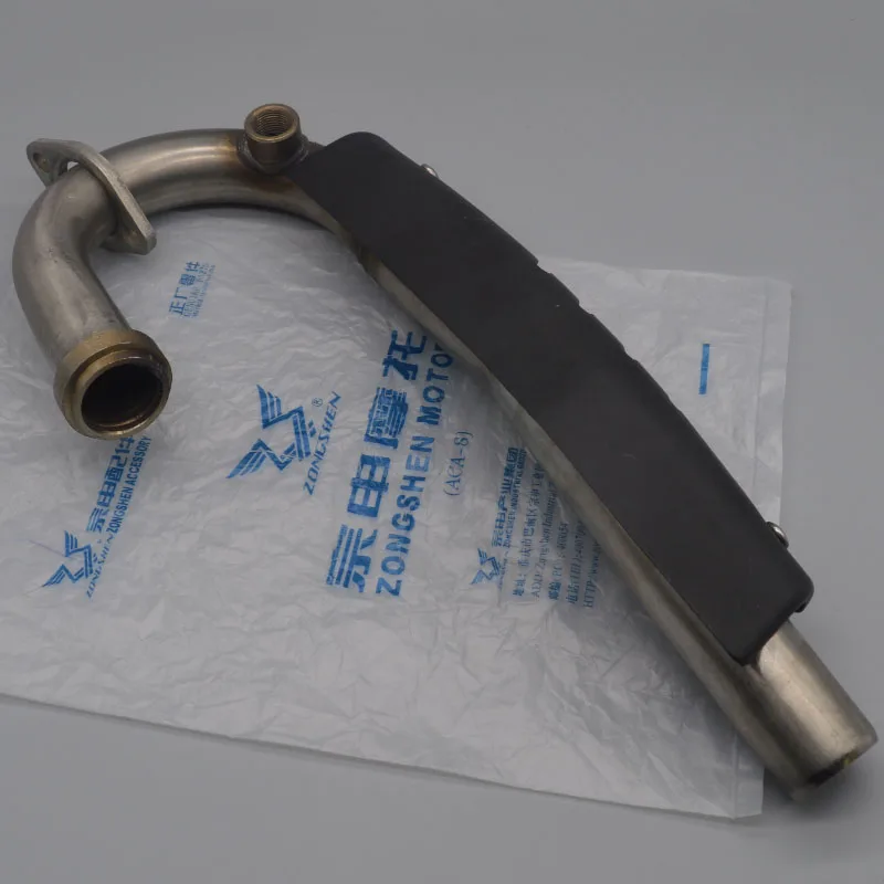 

zongshen rx3 zs250gy-3 front exhaust pipe motorbike muffler 250cc motorcycle accessories moto escape de