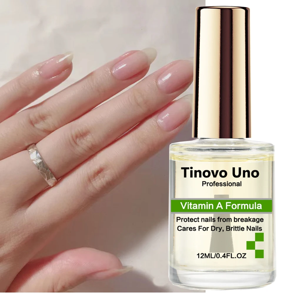 Tinovo Uno Vitamin A Formula Cuticle Oil for Nails Repair Strong Strengthener Nail Hardener Treatment Protect Thin Brittle Nail