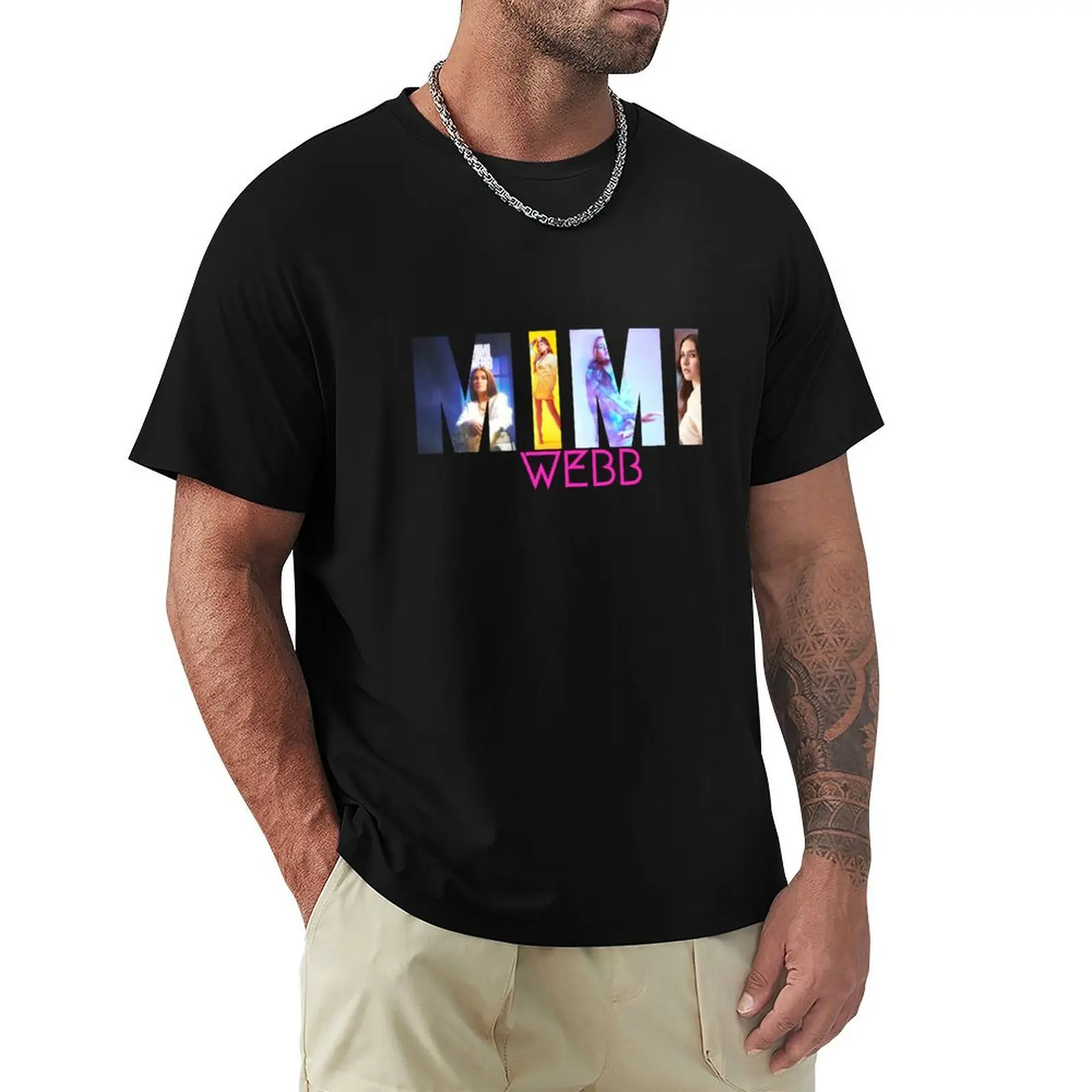 

mimi webb t shirt sticker T-Shirt custom shirt plus size clothes kawaii clothes graphics heavy weight t shirts for men