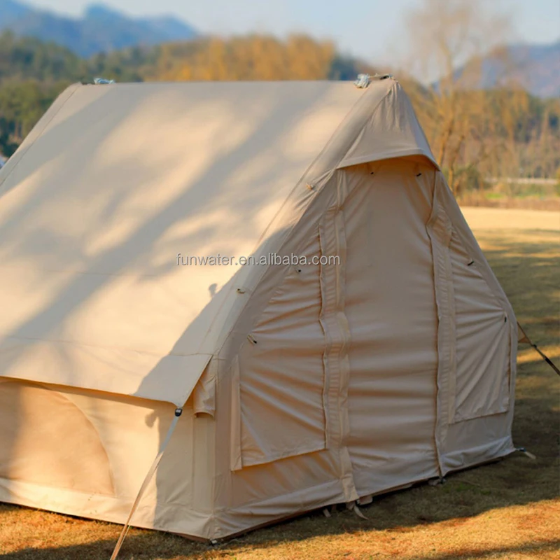 Factory Direct Sale Outdoor Family BBQ Party PVC Inflatable Camping Tent Support Customized Windproof Waterproof Tent