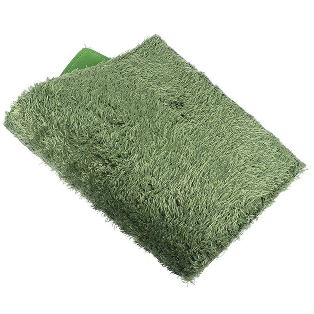 Reclining Pet Carpet Lawn Green Rug Crawl Pets Moss Reptile Fake Home Terrarium Liner Cotton