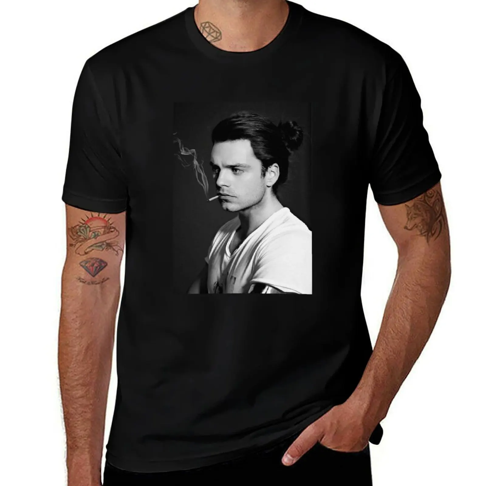

Sebastian Stan T-Shirt man t shirt summer t shirt personalised T-Shirt