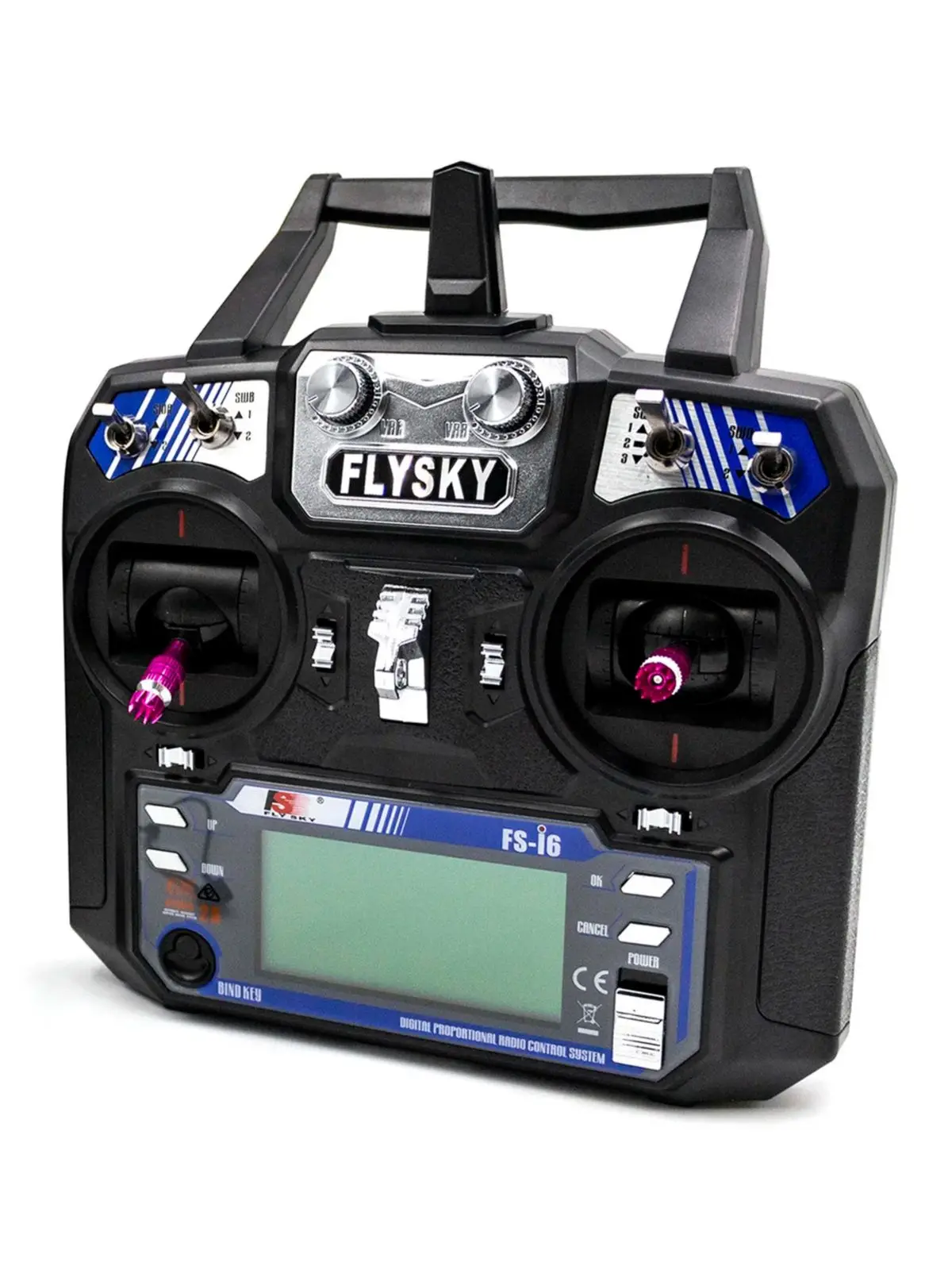 Flysky FS-i6 AFHDS 2A 2.4GHz 6CH Radio System Transmitter for RC Helicopter Glider with FS-iA6 Receiver Mode 2