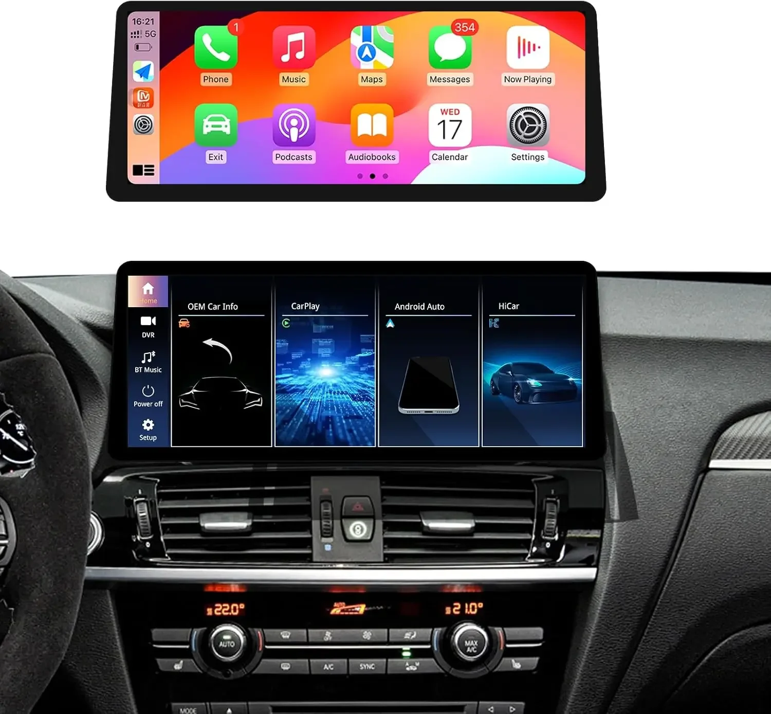 

Ultra Narrow 12.3-inch 1920 * 720 Car Radio for BMW X3 F25 X4 F26 2013-2016 NBT Carplay Android Auto Multimedia Audio Stereo Upg