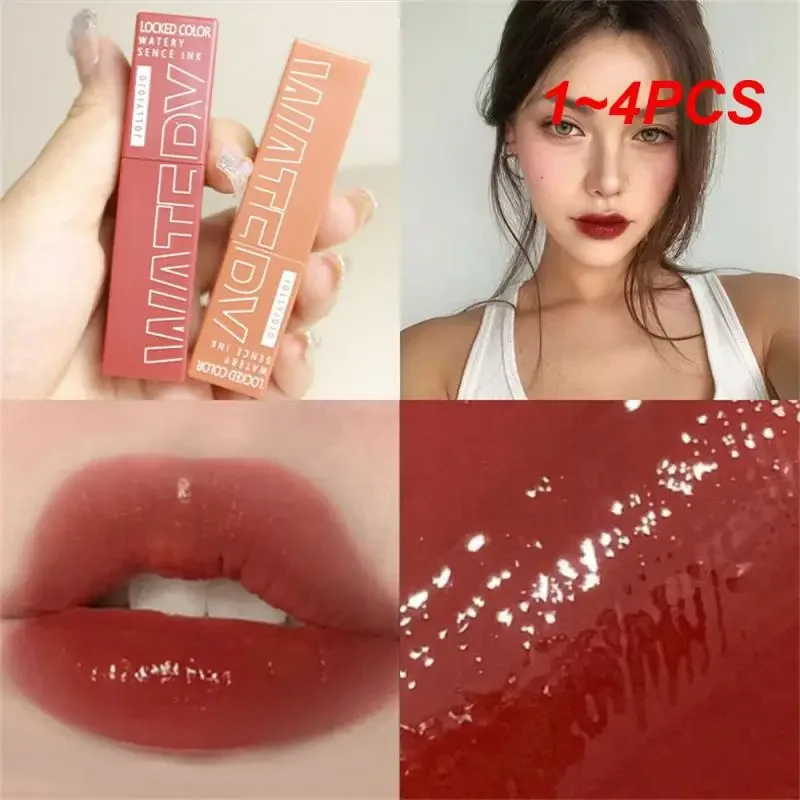 Heallor lipstik Mineral 3d, Perona bibir efek tahan keringat tahan air dan tahan keringat 1 ~ 4 buah