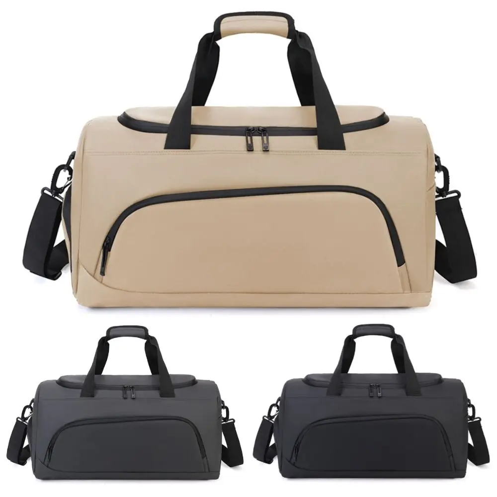 

Large Capacity Travel Duffel Bag Dustproof Waterproof Sports Fitness Bag with Shoe Compartment Portable Dry Wet Separation Bags