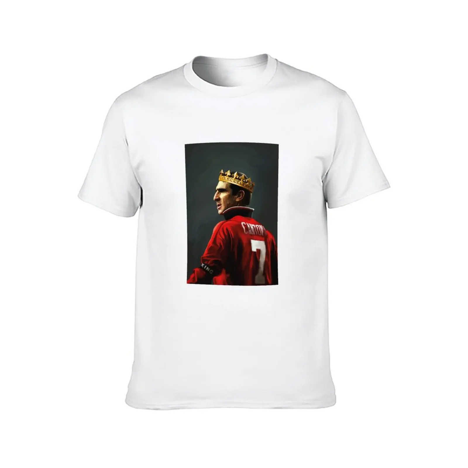 Eric Cantona Painting — Manchester United's King Eric ? T-Shirt graphic shirts funny gifts sublime mens white t shirts