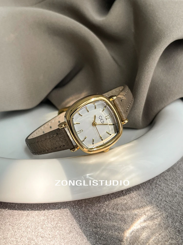 

New Luxury Sugar Cube Women'S Watch Stylish And HighEnd Small Dial Exquisite And Versatile Premium Selection For Women'S Gifts