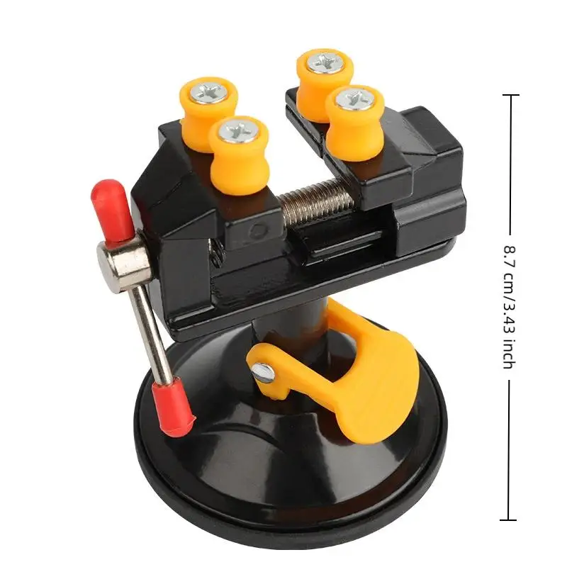 

Jewelry Vice Vise Stand Rotatable Drill Press Universal Mini Table Bench Screw Clamp Engraving Table Vice Rotatable Adjustable