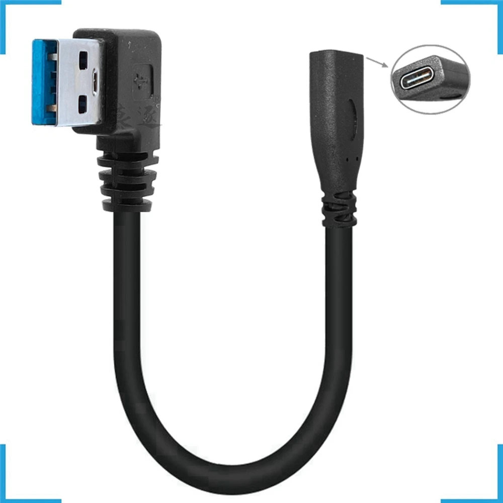 Adaptor kabel USB3.1 Tipe C betina ke USB 3.0 jantan, satu sisi, 10Gbps Gen2 cocok untuk antarmuka ponsel dan Laptop