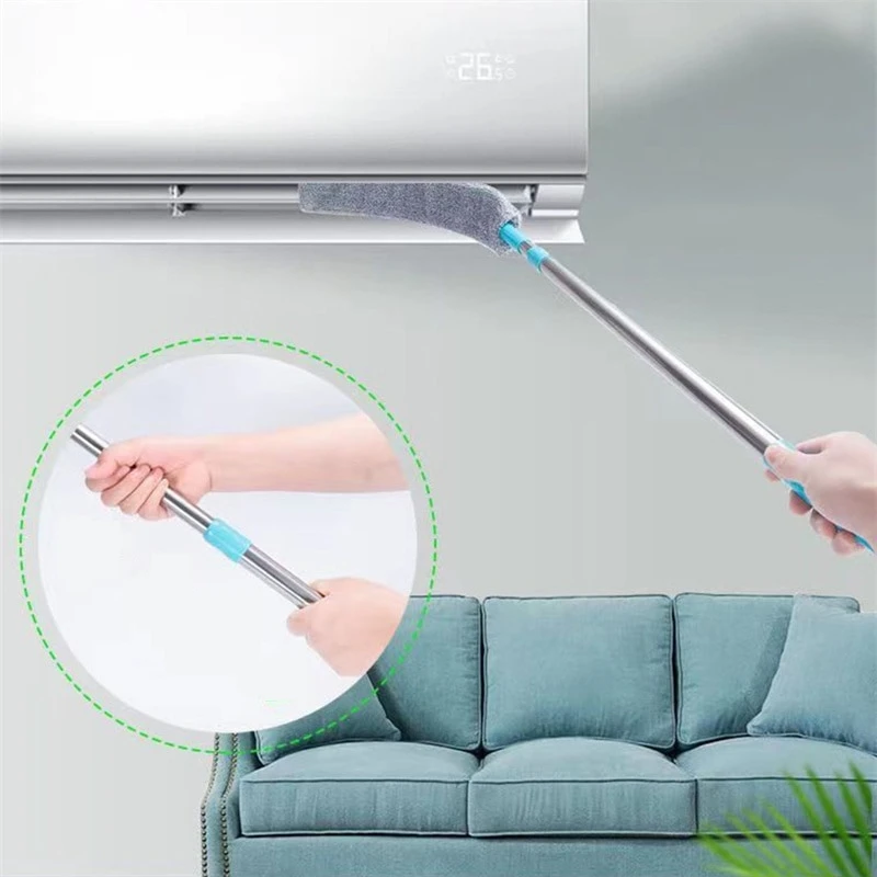 Long Handle Mop Bedside Dust Brush Detachable Cleaning Duster Gap Cleaning brush Sofa Furniture Gap Dust Cleaner Household Items