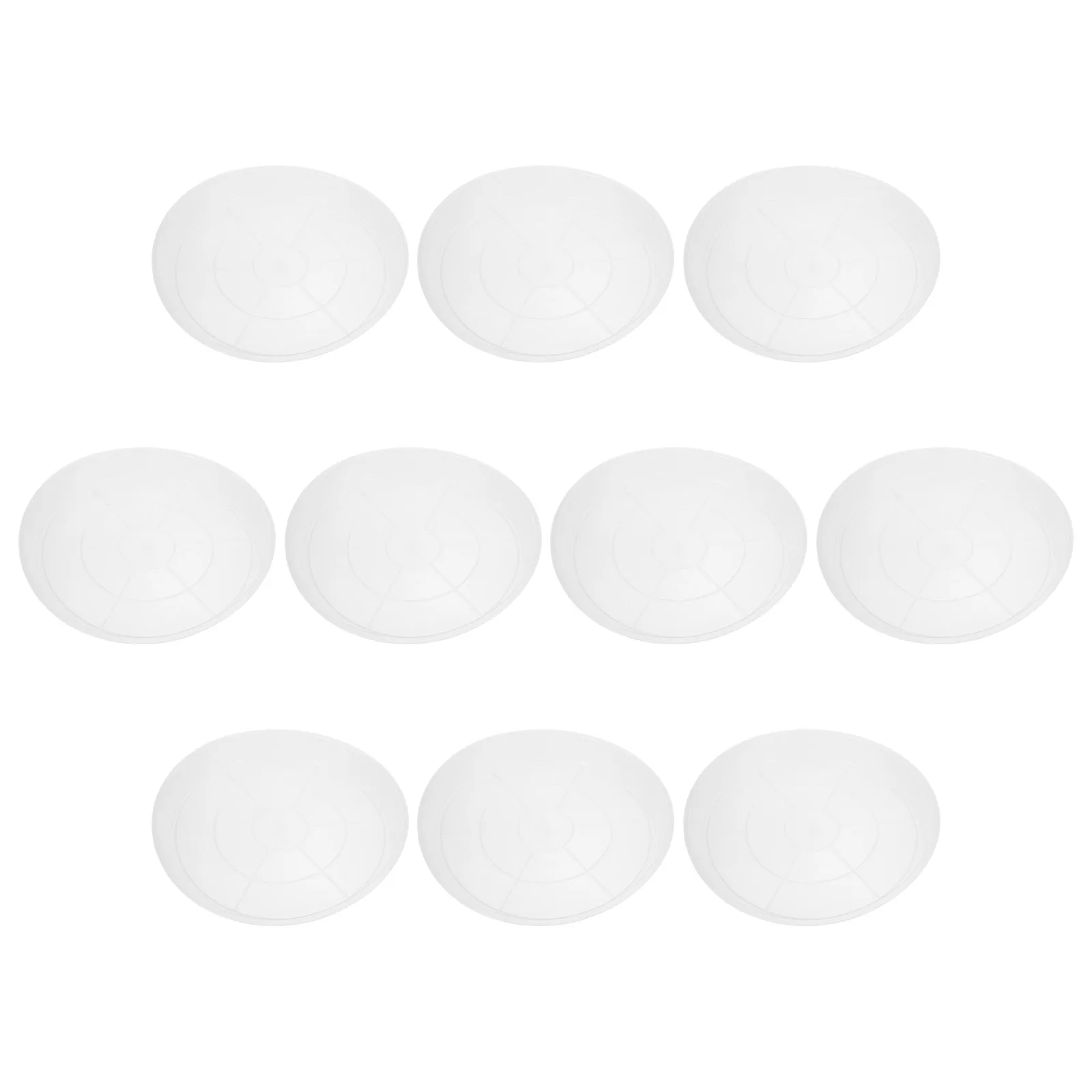

10 Pcs Faceplate Flower Pot Mat Indoor Plant Pots Saucer Tray Plastic Planter Water